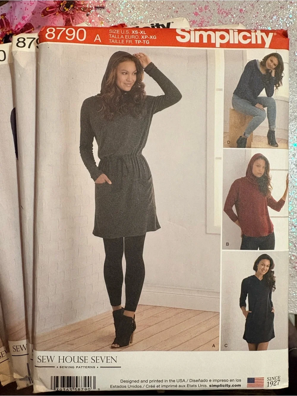 BN UNCUT SIMPLICITY 8790 A SEWING PATTERNS